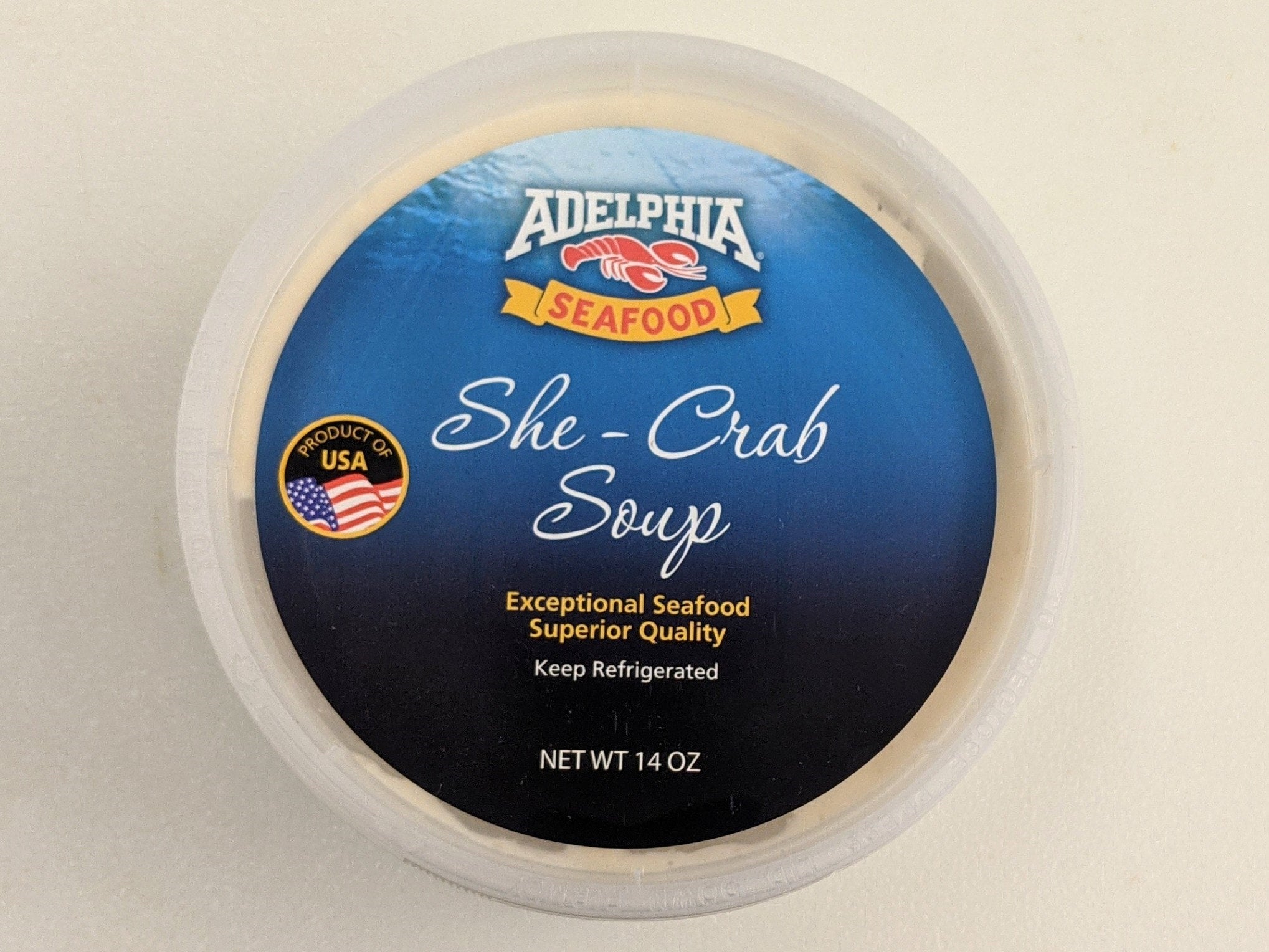 Frozen SheCrab Soup Adelphia Seafood Online Orders